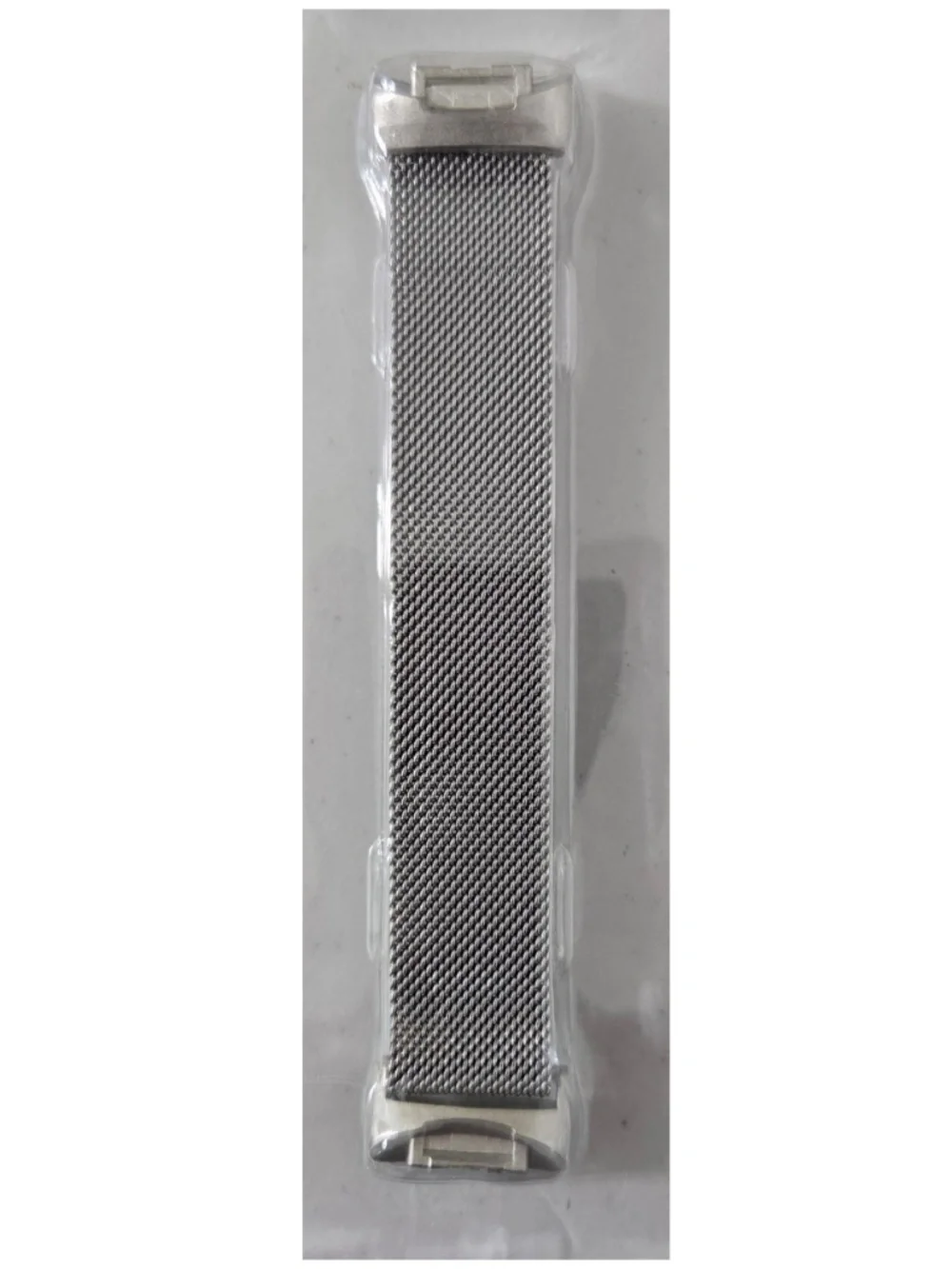 New Withit Fitbit Charge5 Watch Band Adjustable Stainless Steel Silver Metal NWT